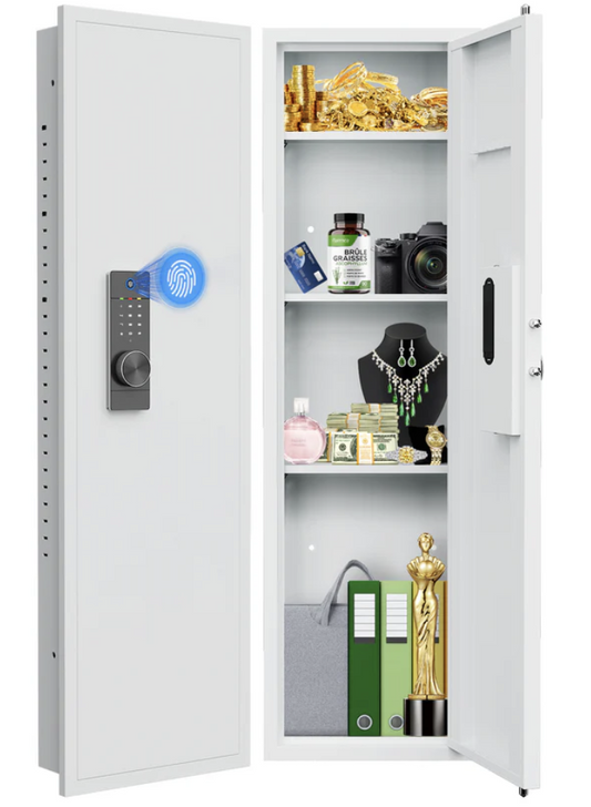 Kavey Fingerprint Touch Panel In-Wall Safe